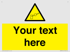 Custom warning barrier